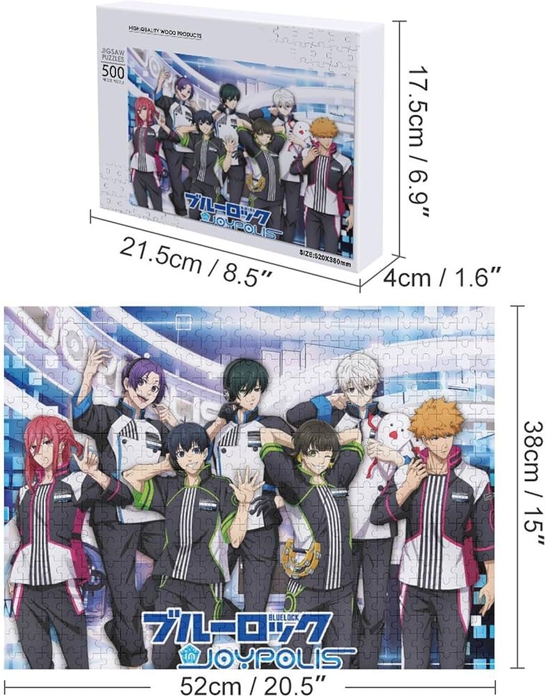 Amazon.co.jp: ブルーロック ジグソーパズル 500ピース 益智減圧玩具